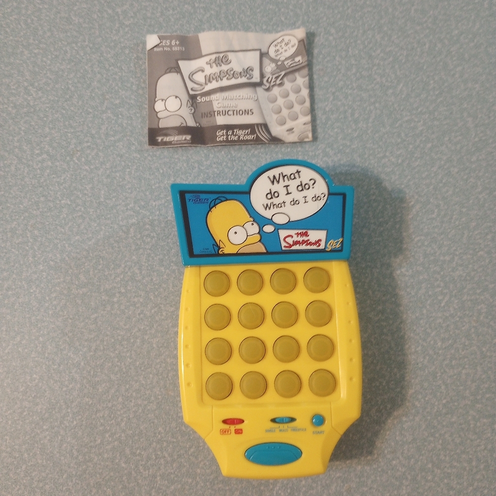 The Simpsons Electronic Sound Matching Game
